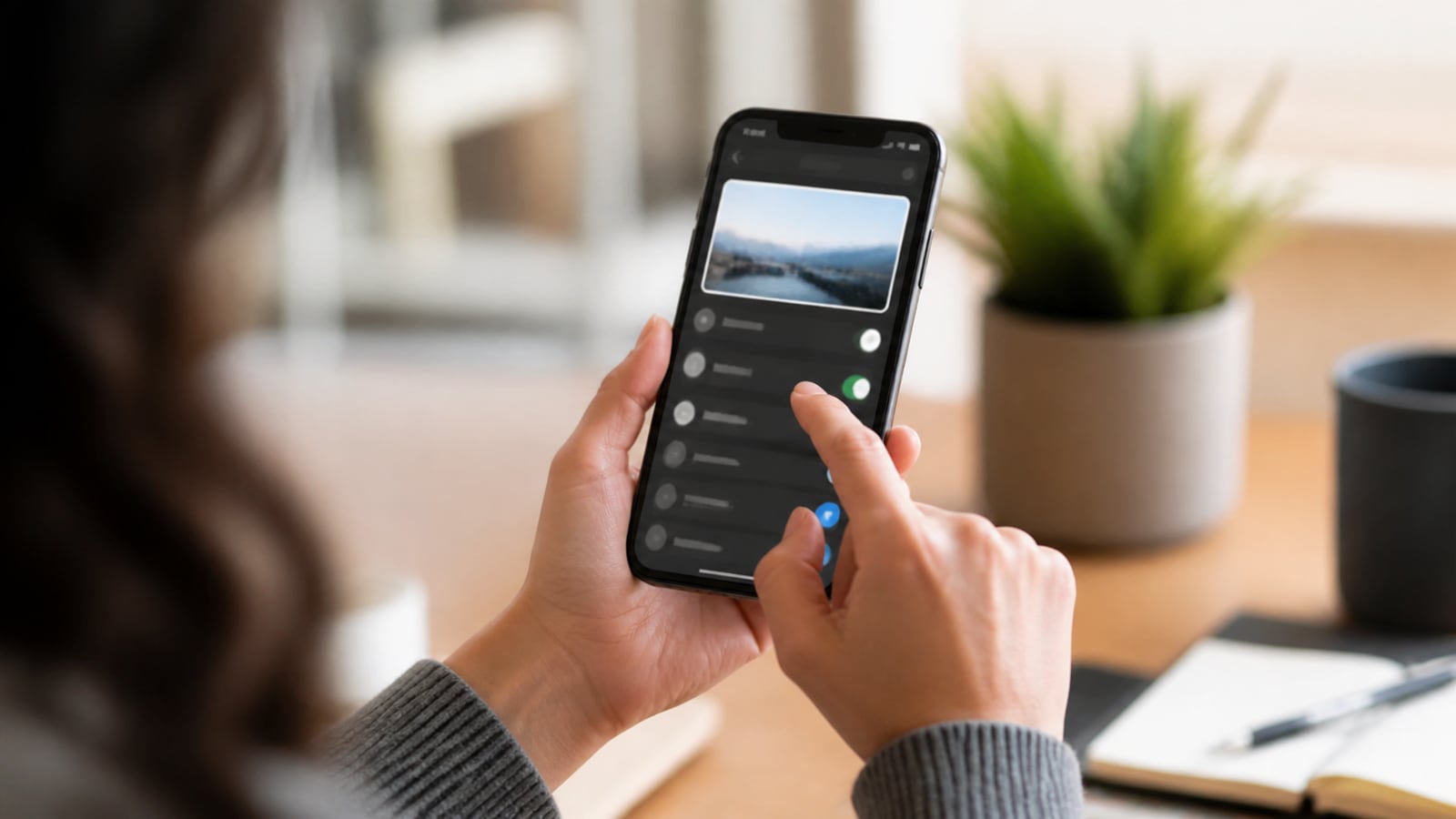 Locatiegegevens van een foto controleren op een smartphone